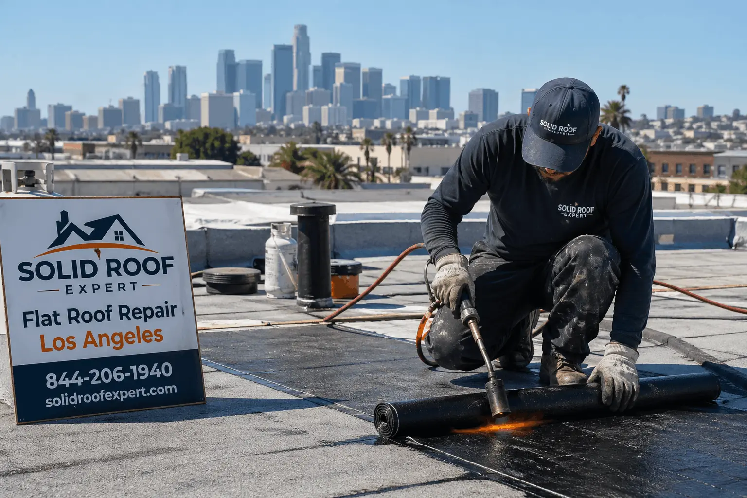 Flat Roof Repair Los Angeles